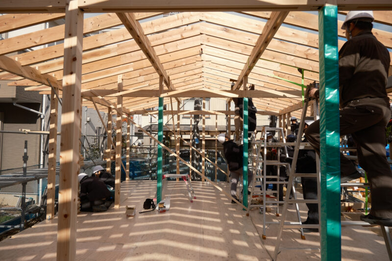 Construção pré-fabricada japonesa Créditos: Hayato Kurobe