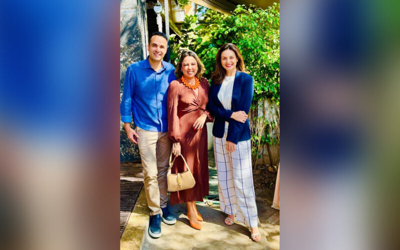 Felipe Portugal, gerente comercial da Pottencial Seguradora; Rosane Mota, CEO da RM7 Seguros; e Priscila Batony, Superintendente Regional da Pottencial Seguradora / Foto: Divulgação