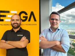 À esquerda, Karlos Silva, diretor de Parcerias da Leega, e à direita, Diego Caxito, diretor de Tecnologia da Casas Bahia Fotos / divulgação: Leega e Casas Bahia
