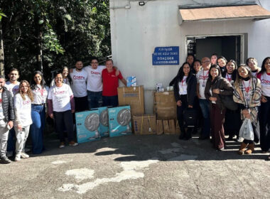 Visita ao lar de idosos / Foto: Divulgação