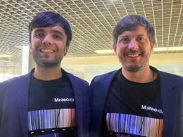 Fundadores da MeteoIA (E/D) Gabriel Perez e Thomas Martin