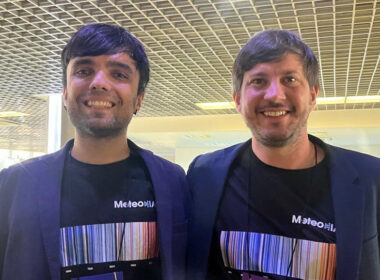 Fundadores da MeteoIA (E/D) Gabriel Perez e Thomas Martin