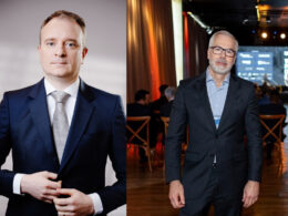 Carlos Eduardo Eichhorn, diretor de gestão de recursos da MAPFRE Investimentos, e Ricardo Ventrilho, chefe de relações institucionais da Asset