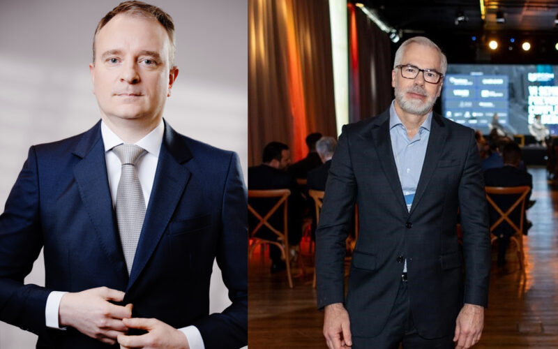 Carlos Eduardo Eichhorn, diretor de gestão de recursos da MAPFRE Investimentos, e Ricardo Ventrilho, chefe de relações institucionais da Asset