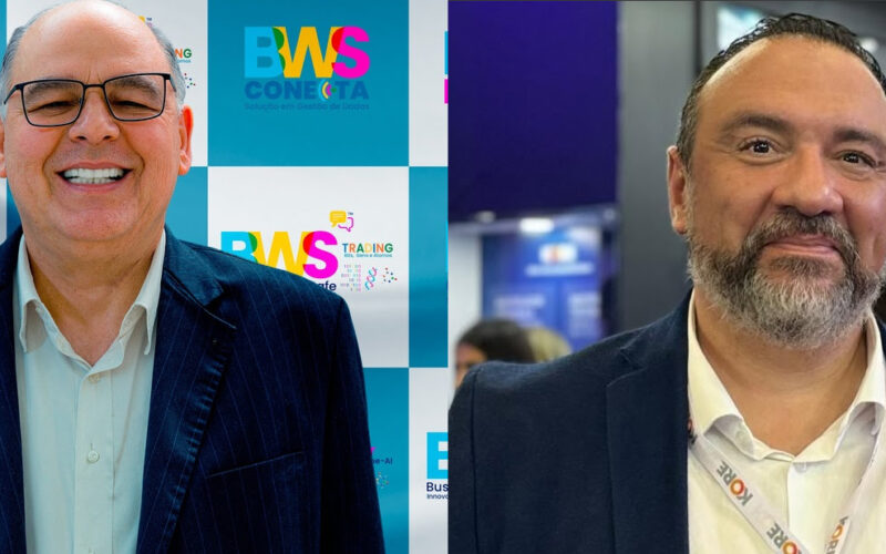 Oswaldo Conti-Bosso, Presidente e Fundador da BWS IoT, Júlio Tesser, VP Latam da KORE