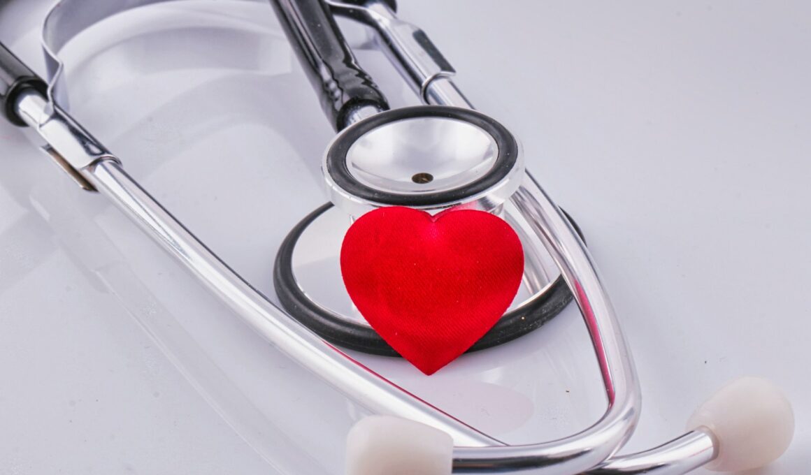 a stethoscope with a heart on top of it