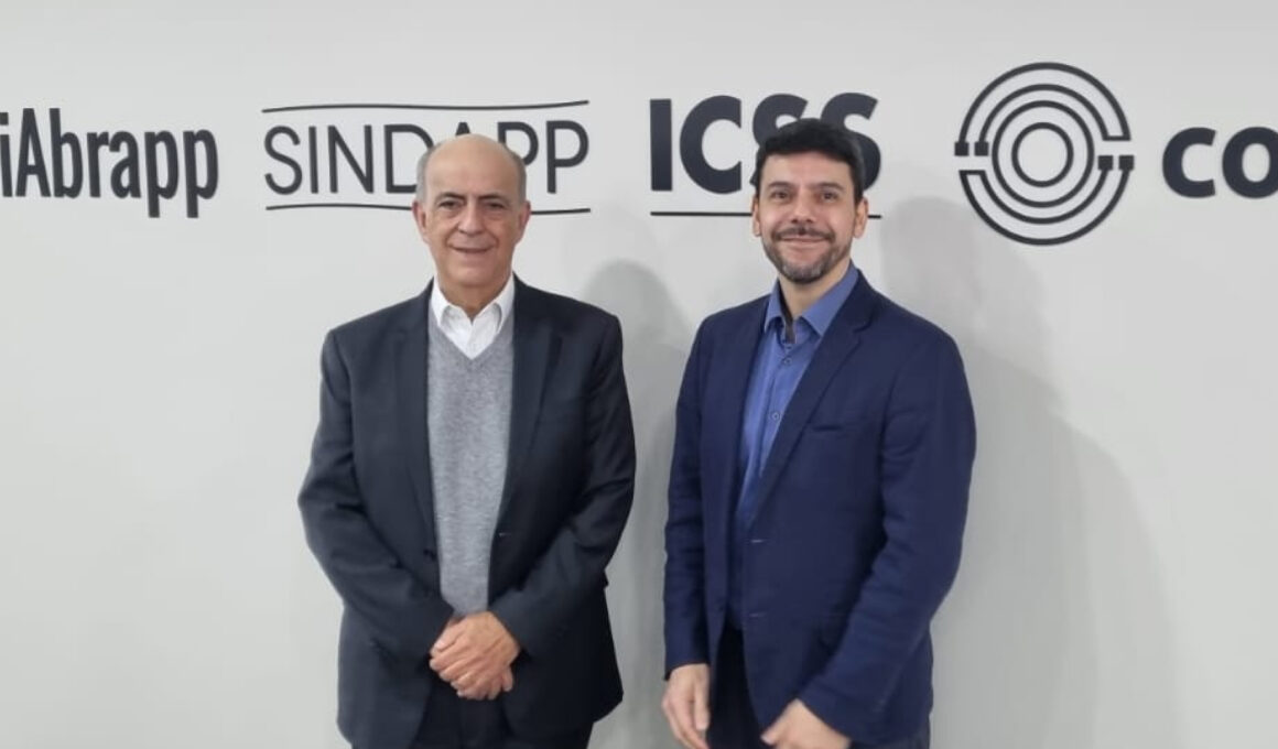 O diretor-presidente da Abrapp, Devanir Silva, e o presidente do IBA, Giancarlo Giacomini Germany / Foto: Divulgação