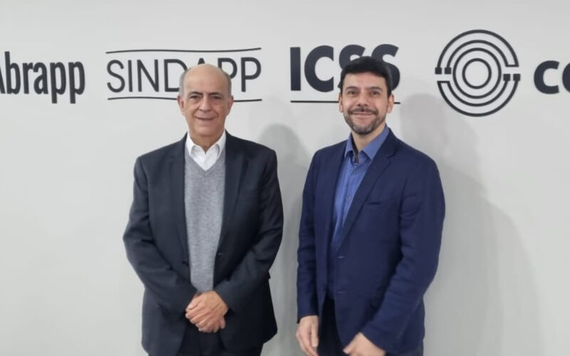 O diretor-presidente da Abrapp, Devanir Silva, e o presidente do IBA, Giancarlo Giacomini Germany / Foto: Divulgação