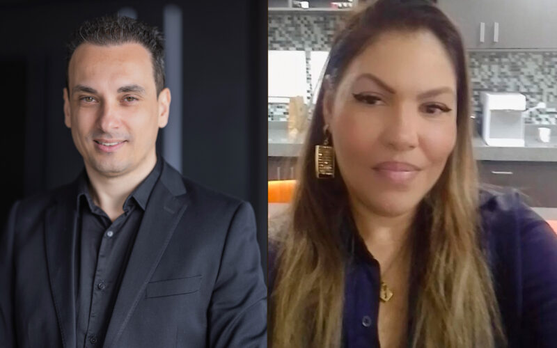 Demilson Durante, cofundador da Tilid Consultoria 2b e Sheila de Carvalho, do InsureMO 2b