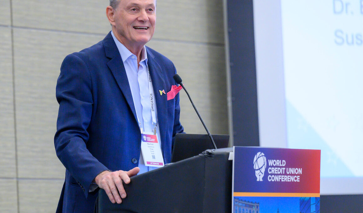 Foto: Manfred Dasenbrock, presidente da Central Sicredi PR/SP/RJ e diretor do WOCCU/Divulgação