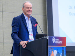 Foto: Manfred Dasenbrock, presidente da Central Sicredi PR/SP/RJ e diretor do WOCCU/Divulgação