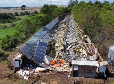 Em um incidente ocorrido no em Santa Catarina, a cobertura de vendaval foi extremamente relevante para recuperar os prejuízos e manter a operação (imagem: divulgação Alper)