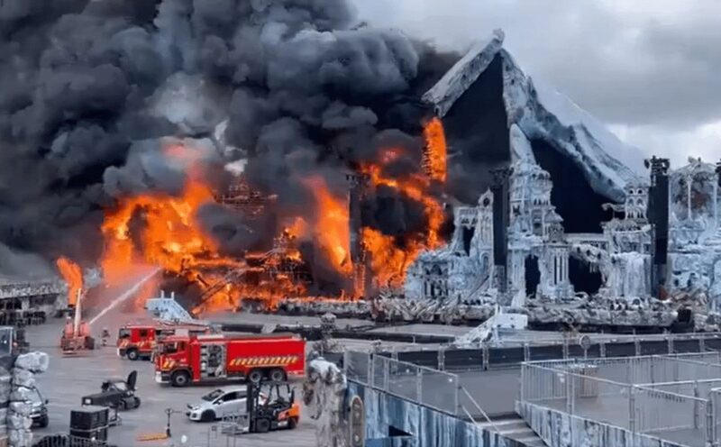 Incêndio no Tomorrowland alerta para a necessidade de seguros em grandes eventos / Foto: Reprodução / X