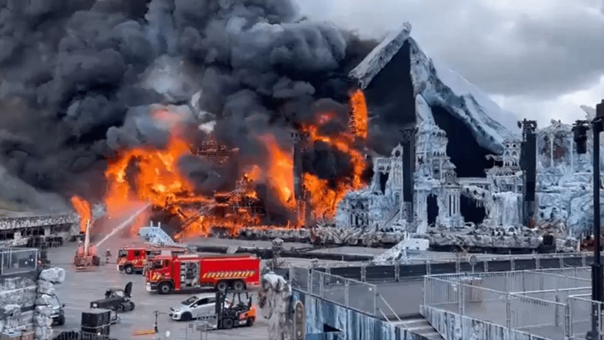 Incêndio no Tomorrowland alerta para a necessidade de seguros em grandes eventos / Foto: Reprodução / X