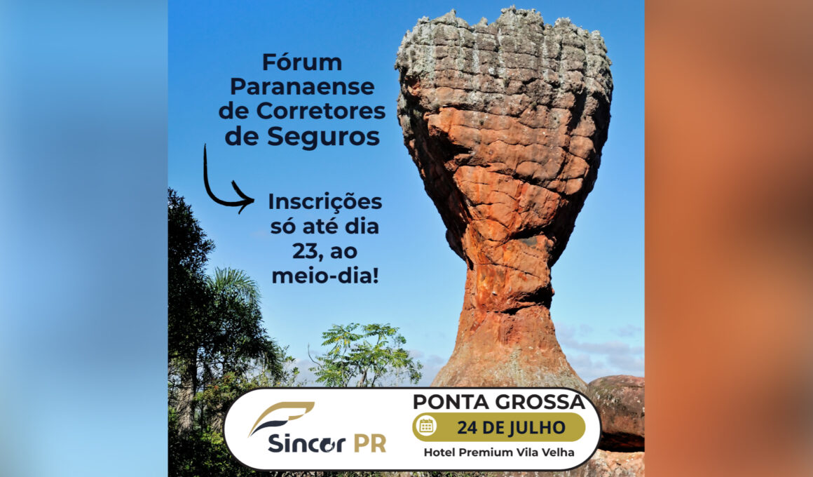 Fórum Paranaense de Corretores de Seguros, do Sincor-PR, chega a Ponta Grossa com programação intensa e foco na valorização do corretor / Divulgação