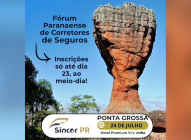 Fórum Paranaense de Corretores de Seguros, do Sincor-PR, chega a Ponta Grossa com programação intensa e foco na valorização do corretor / Divulgação