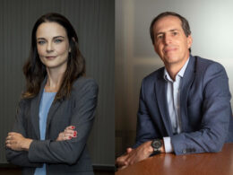Daniela Gamboa, head de Crédito Privado e Imobiliário a SulAmérica Investimentos e Marcelo Mello, CEO da SulAmérica Vida, Previdência e Investimentos / Foto: Divulgação
