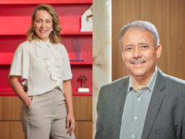 Raquel Cerqueira, Superintendente Sênior de Produto Auto da Bradesco Seguros e Eduardo Menezes, Superintendente Sênior de Ramos Elementares da Bradesco Seguros