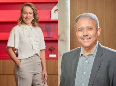 Raquel Cerqueira, Superintendente Sênior de Produto Auto da Bradesco Seguros e Eduardo Menezes, Superintendente Sênior de Ramos Elementares da Bradesco Seguros