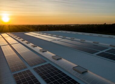 black and white solar panels