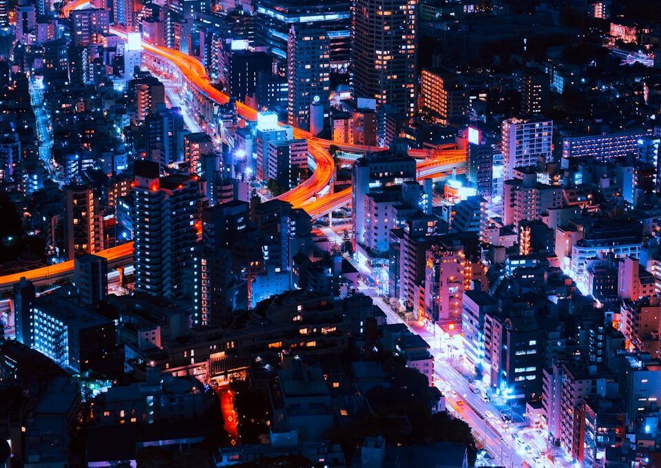 timelapse photography of vehicles and buildings
