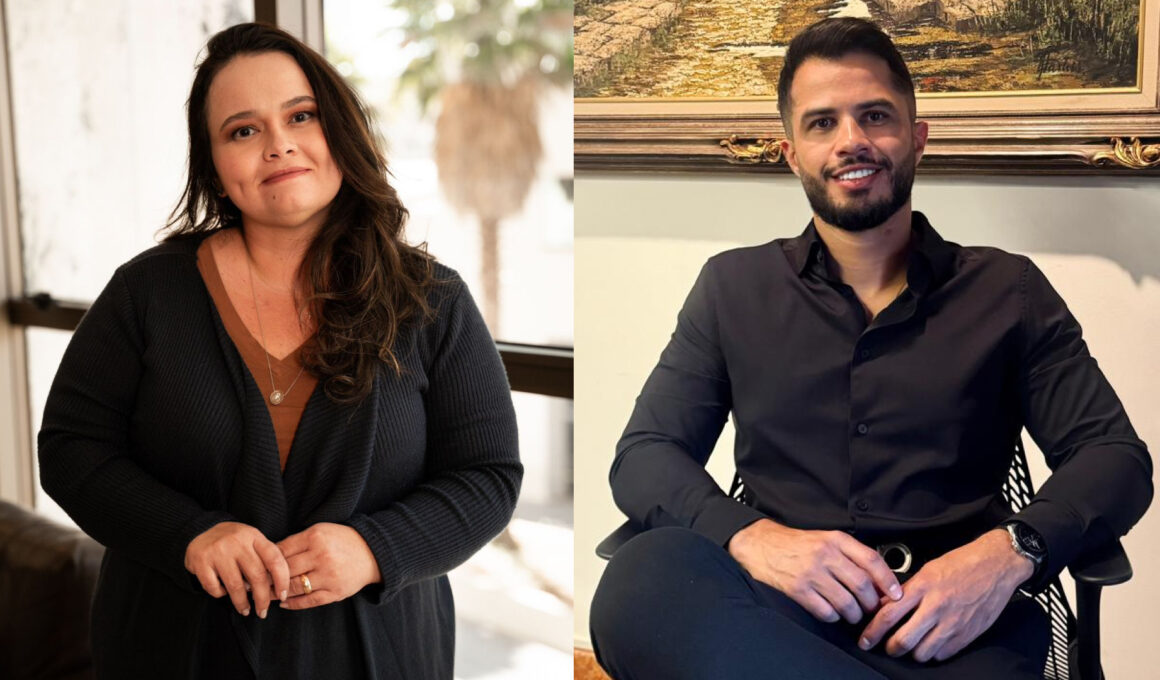 Daniela Egidio, CEO da Luma Corretora de Seguros; e o COO da corretora, Bruno Leal / Foto: Divulgação