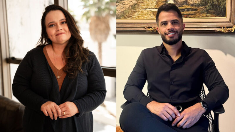 Daniela Egidio, CEO da Luma Corretora de Seguros; e o COO da corretora, Bruno Leal / Foto: Divulgação