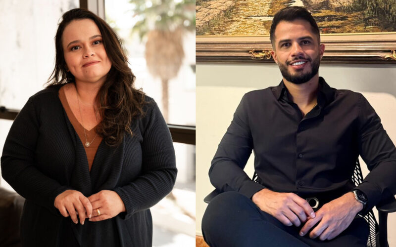 Daniela Egidio, CEO da Luma Corretora de Seguros; e o COO da corretora, Bruno Leal / Foto: Divulgação