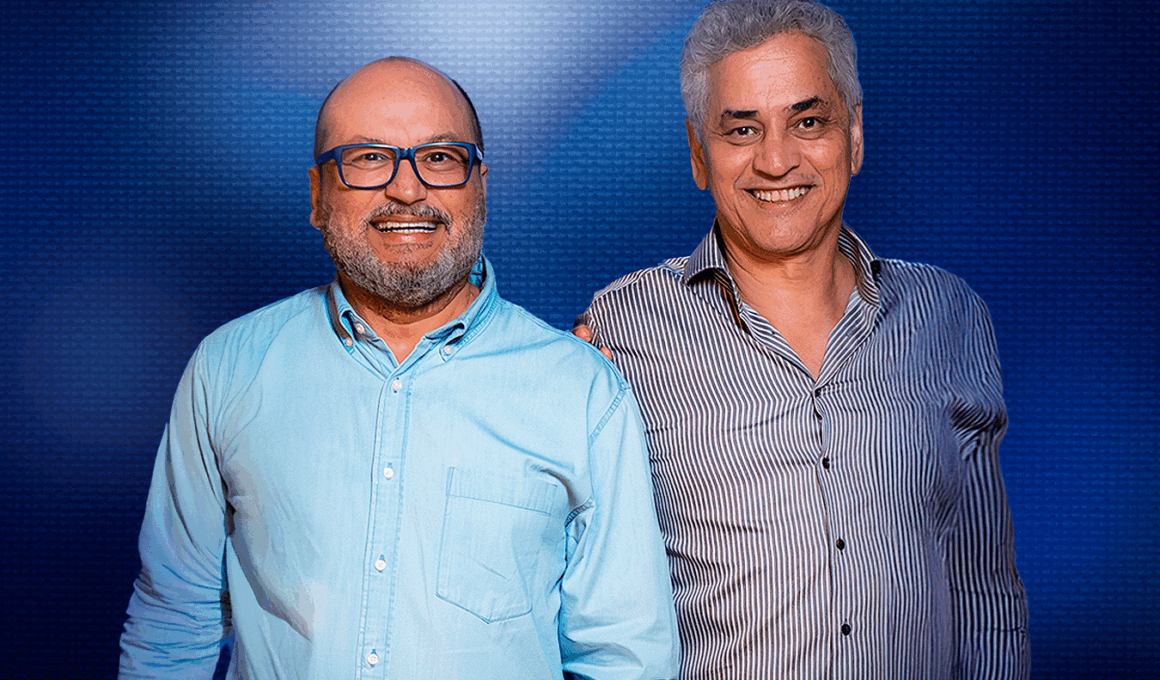Executivos do Grupo A12+: Renner Fidelis (presidente) e Evaldo de Paula (diretor de Expansão) / Foto: Divulgação
