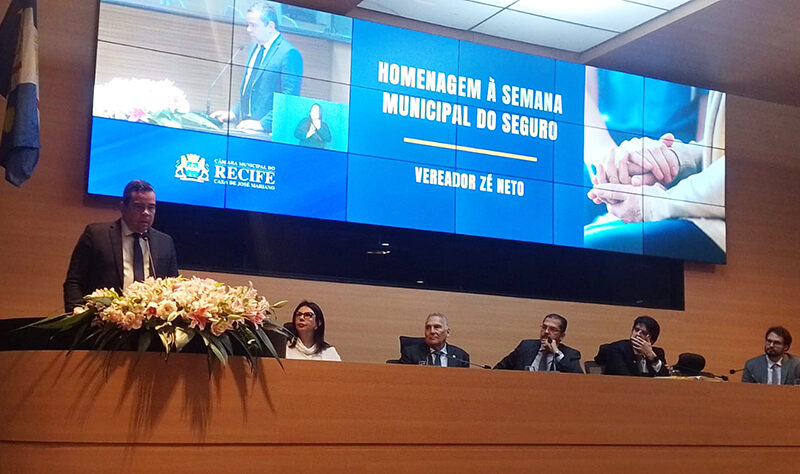 Câmara do Recife realiza solenidade em homenagem à Semana Municipal do Seguro / Foto: Divulgação