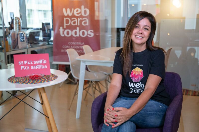 Divulgação: Simone Freire, fundadora da Espiral Interativa e idealizadora do Movimento Web para Todos