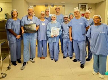 Equipe realiza primeiro exame de angina microvascular em Curitiba Créditos: Divulgação/ Hospital São Marcelino Champagnat
