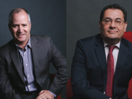 Carlos Eduardo Polízio, superintendente de seguro transporte da MAPFRE, e Mauro Caetano, diretor de seguros gerais da MAPFRE