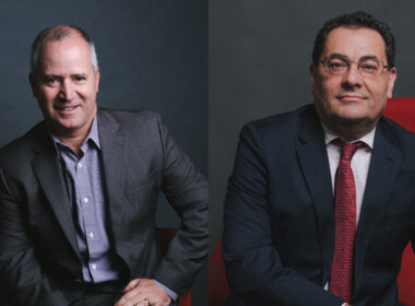 Carlos Eduardo Polízio, superintendente de seguro transporte da MAPFRE, e Mauro Caetano, diretor de seguros gerais da MAPFRE
