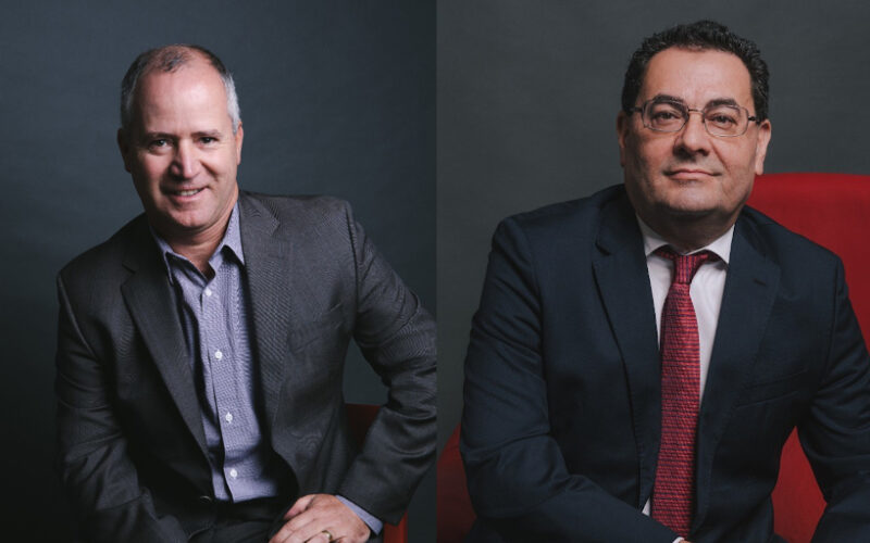 Carlos Eduardo Polízio, superintendente de seguro transporte da MAPFRE, e Mauro Caetano, diretor de seguros gerais da MAPFRE
