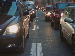 cars on road