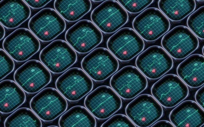 a computer generated image of a bunch of circles