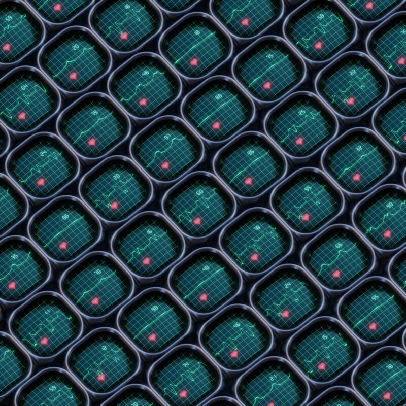 a computer generated image of a bunch of circles