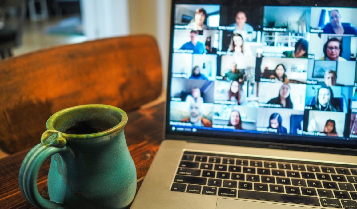 macbook pro displaying group of people