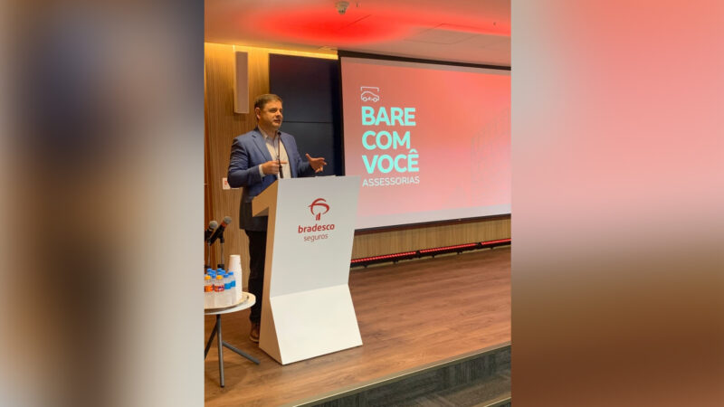 O Diretor-presidente da Bradesco Auto/RE, Ney Dias, abriu a segunda edição do Bare com Você