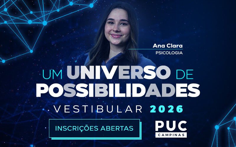 PUC-Campinas abre inscrições para o Vestibular 2026 / Divulgação