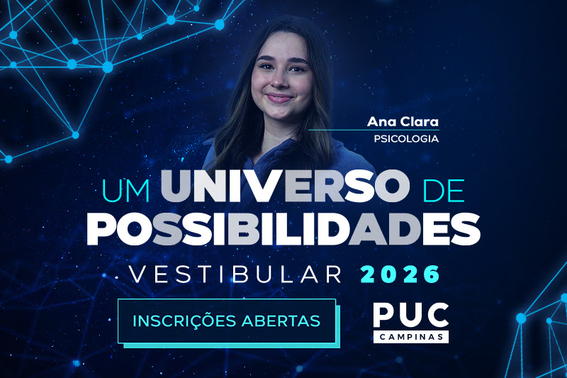 PUC-Campinas abre inscrições para o Vestibular 2026 / Divulgação