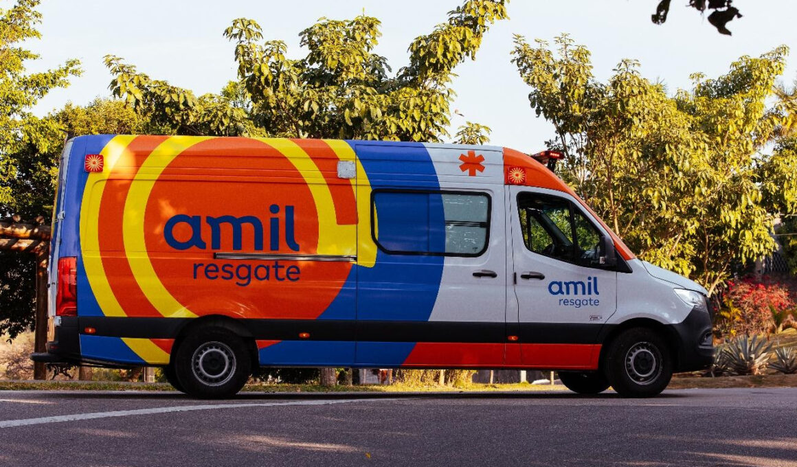 Amil apresenta campanha focada em planos empresariais e a nova identidade visual de suas ambulâncias no CONARH / Foto: Divulgação