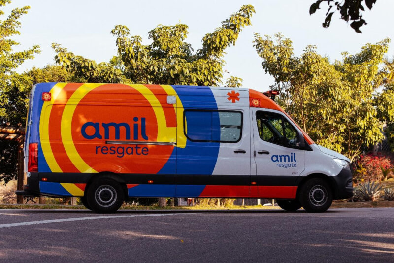 Amil apresenta campanha focada em planos empresariais e a nova identidade visual de suas ambulâncias no CONARH / Foto: Divulgação