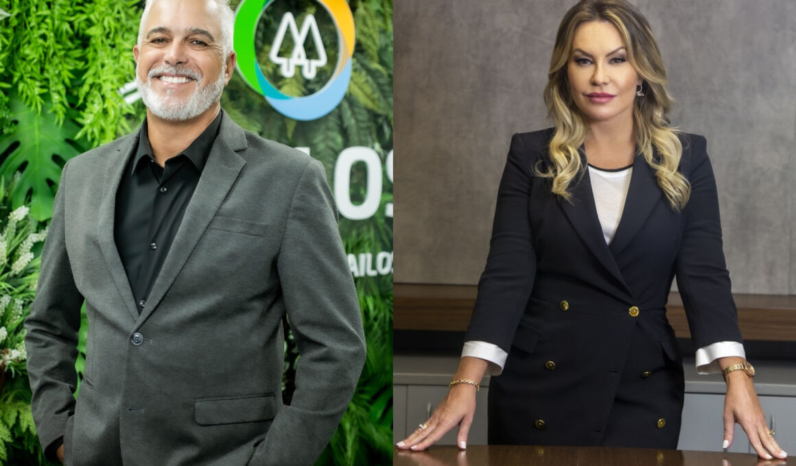 Eduardo Vieira Ferrari é presidente da cooperativa Únilos e representante dos participantes no Conselho Deliberativo da Quanta – Únilos/divulgação/ Denise Maidanchen é CEO da Quanta Previdência – Quanta Previdência/divulgação