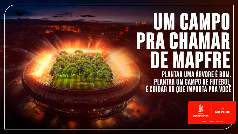 Hat-trick da MAPFRE: três mudas de árvores plantadas para cada bola na rede