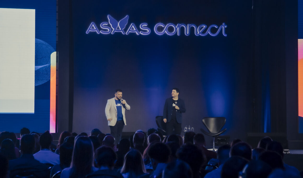 O Asaas Connect é o evento proprietário do Asaas, plataforma de gestão financeira para PMEs. Realizado desde 2023, reúne executivos C-level e grandes nomes do mercado de negócios e inovação / Foto: Divulgação