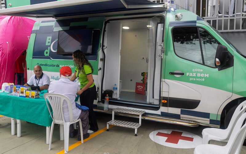Programa de saúde da COOP leva atendimento gratuito à população / Foto: Divulgação