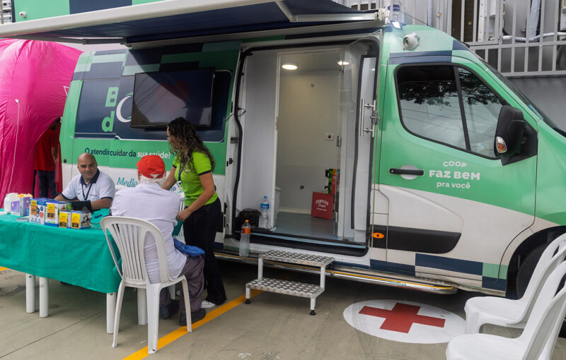 Programa de saúde da COOP leva atendimento gratuito à população / Foto: Divulgação