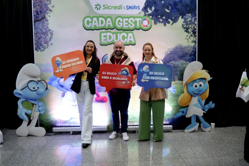 Programas como "Cada Gesto Educa" foram destaques no evento, que evidenciou os impactos dessas iniciativas nas escolas Créditos: Divulgação/Sicredi